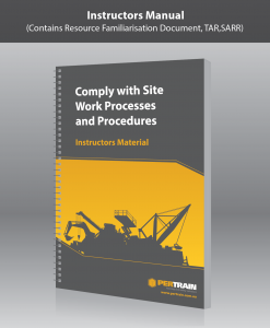 Comply with Site Work Processes and Procedures (RIIGOV201E)