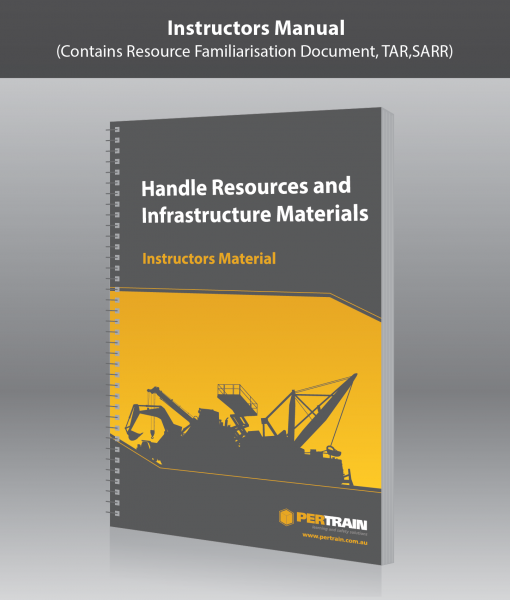 Handle Resources and Infrastructure Materials (RIISAM201E)