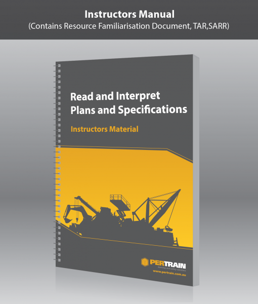 Read and Interpret Plans and Job Specifications (RIICCM203E)