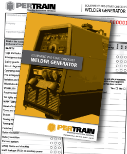 Welder Generator Pre-Start cover