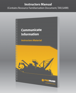 Communicate Information (RIICOM301E)