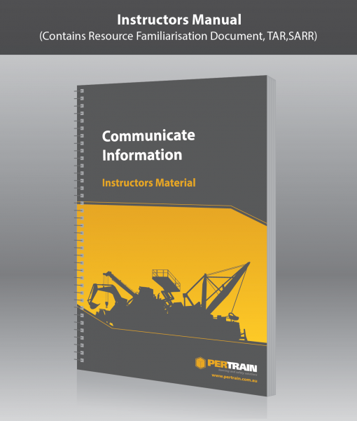 Communicate Information (RIICOM301E)