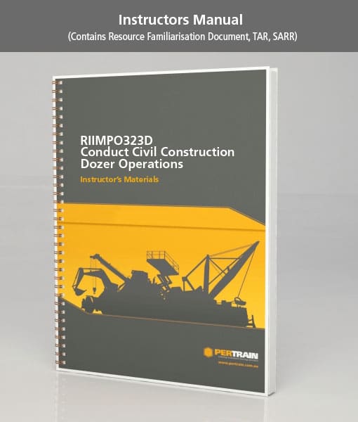 Conduct Civil Construction Dozer Operations (RIIMPO323D)