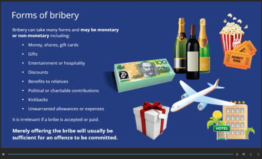 Anti Bribery and Anti Corruption eLearning Training Package - Image 3