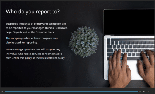 Anti Bribery and Anti Corruption eLearning Training Package - Image 8