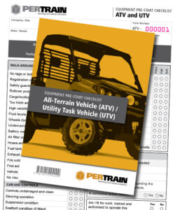 ATV and UTV Pre-Start Checklist Book